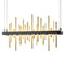 Cityscape Pendant Light  option Modern Brass