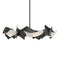 Crest Circular Pendant Light  option Black