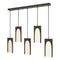 Cypress Linear LED Pendant Light  option Dark Smoke