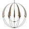 Double Cirque Large Scale Chandelier  option Bronze
