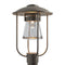 Erlenmeyer Outdoor Post Light  option Coastal Dark Smoke