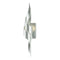 Flux Wall Sconce  option Vintage Platinum