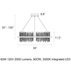 Gossamer Circular LED Pendant Light