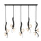 Mika Linear Pendant Light  option Black