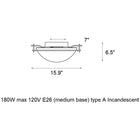 Moonband Flush Mount