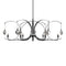 Optic Oval Pendant Light  option Black