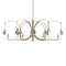 Optic Oval Pendant Light  option Modern Brass