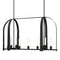 Triomphe Linear Pendant Light  option Black