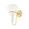 Adams Corner Wall Sconce  option Aged Brass