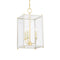 Chaselton Lantern Pendant Light  option Aged Brass / Off White