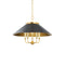 Clivedon Chandelier  option Aged Brass / Distressed Bronze