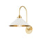 Clivedon Wall Sconce  option Aged Brass / Off White
