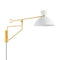 Cranbrook Plug-In Wall Sconce  option Aged Brass / Soft White