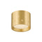 Edisto LED Flush Mount  option Aged Brass