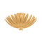 Whitfield Semi Flush Mount  option Vintage Gold Leaf