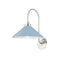 Clivedon Wall Sconce  option Polished Nickel / Bird Blue