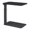 Float Micro Adjustable Side Table  option Carbon Black Powder-Coated Paint / Carbon Black