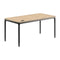 Float Quattro Work Desk  option White Oak