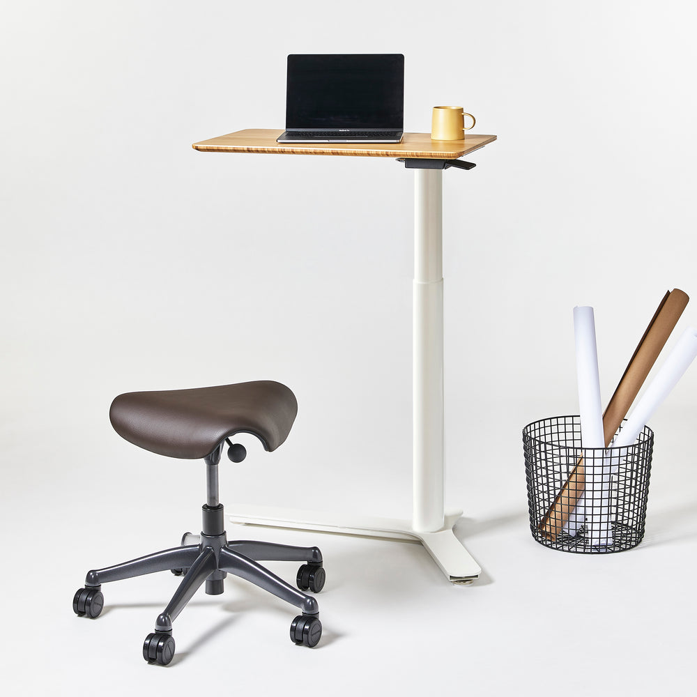 Freedom Saddle Leather Task Stool
