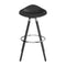 Sedeo Stool  option Ebony Oak / Polished Aluminum