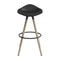 Sedeo Stool  option Maple / Powder Coat Black