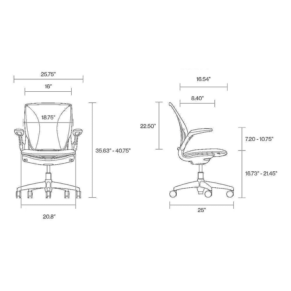 World LM Upholstered Task Chair