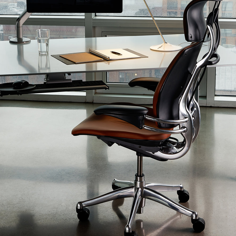 Freedom Headrest Leather Office Chair