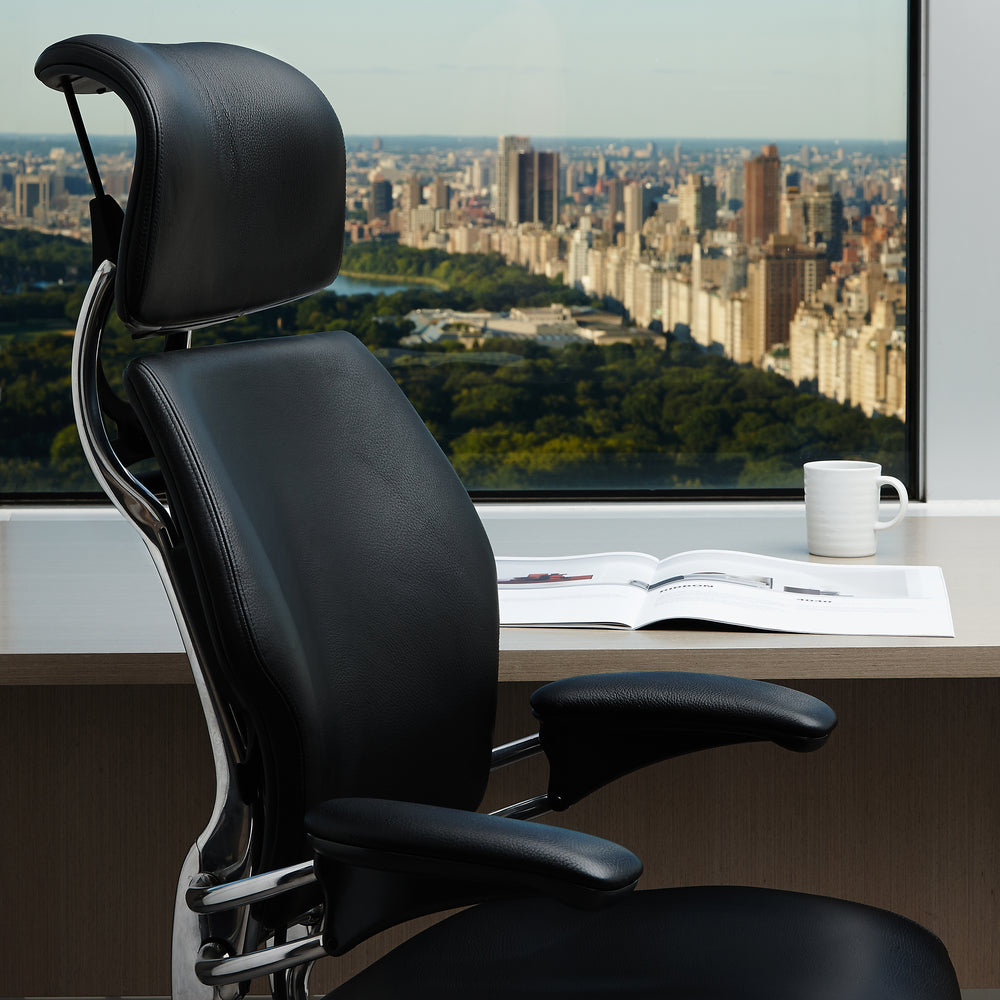 Freedom Headrest Leather Office Chair