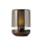Firefly Outdoor Portable Table Lamp  option Bronze Smoked
