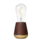 One Outdoor Portable Table Lamp  option Walnut