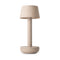 Two Outdoor Portable Table Lamp  option Beige / Beige Linen