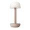 Two Outdoor Portable Table Lamp  option Beige Frosted
