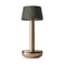 Two Outdoor Portable Table Lamp  option Gold / Emerald Linen