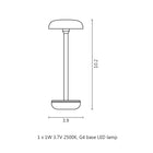 Air Indoor/Outdoor Portable Table Lamp