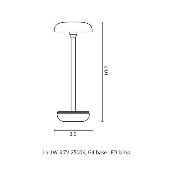Air Indoor/Outdoor Portable Table Lamp