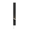 Piazza Linear LED Wall Sconce  option Black