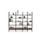 Slim Modular Shelves  option 500 Light Natural Walnut / 5 Posts