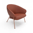Wolfgang Lounge Armchair with Metal Leg