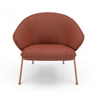 Wolfgang Lounge Armchair with Metal Leg