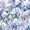Hydrangea Garden Wallpaper Sample Swatch  option Blue Lace Agate / Paper Weave Grasscloth