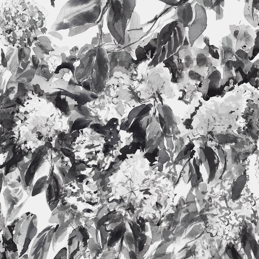 Hydrangea Garden Wallpaper Sample Swatch