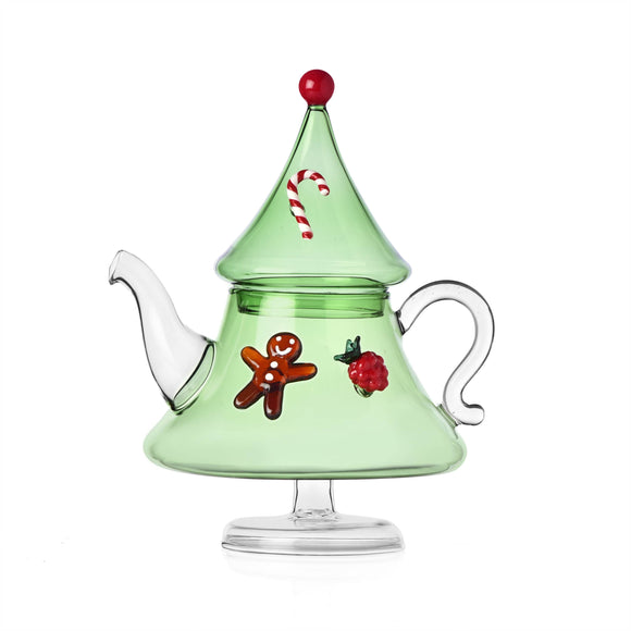 Nutcracker Christmas Tree Teapot