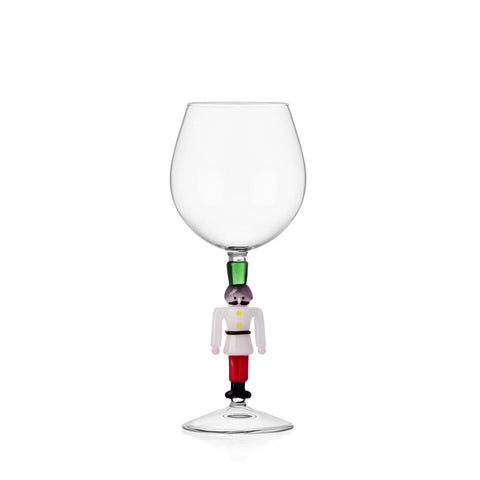 Nutcracker Soldier Stem Glass (Set of 2)