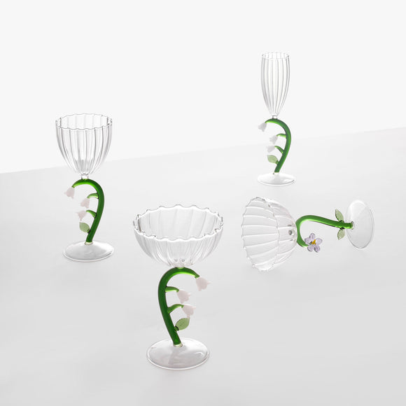 Botanica Optical Champagne Bowl (Set of 6)