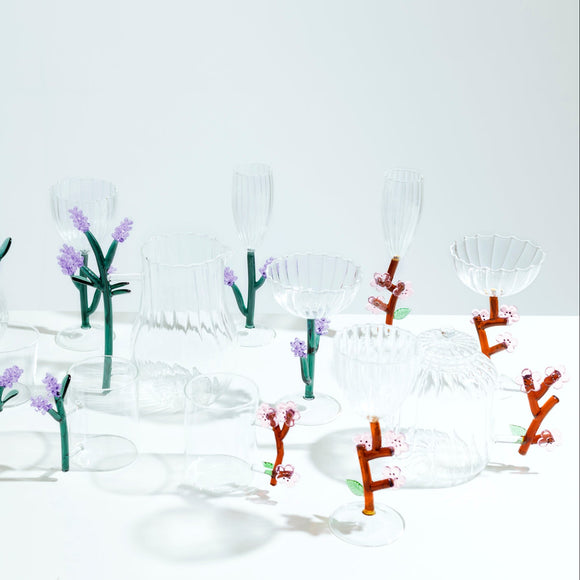 Botanica Optical Champagne Bowl (Set of 6)