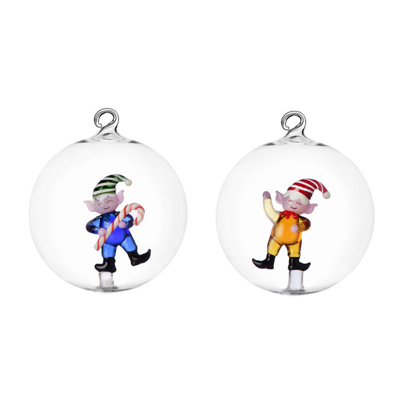 Christmas Tales Elf Ornament (Set of 2)