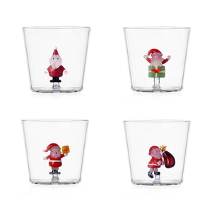 Christmas Tales Santa Tumbler (Set of 4)