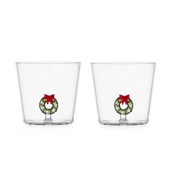 Christmas Tales Christmas Wreath Tumbler (Set of 2)
