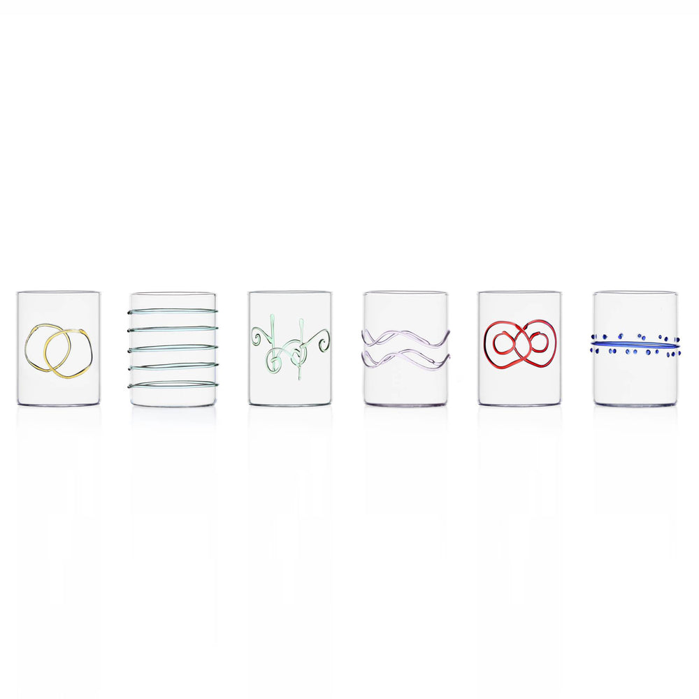 Deco Arlecchino 6-Piece Water Assorted