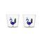 Exotic Bird Tumbler (Set of 2)  option Blue Peacook